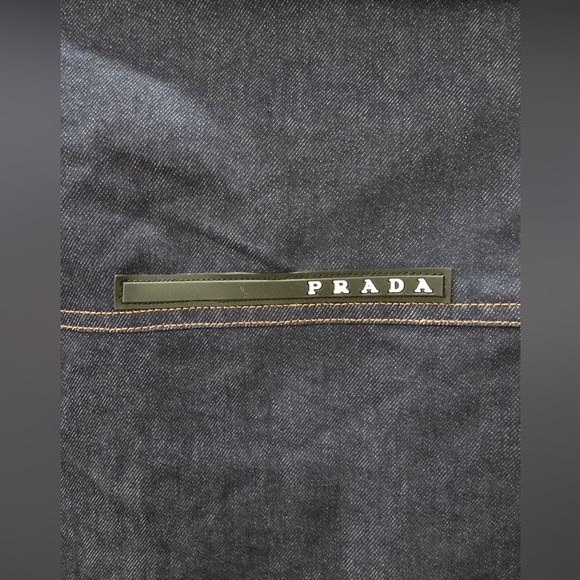 Prada Men's Dark Blue Denim Shirt Jacket - Picture 5 of 7